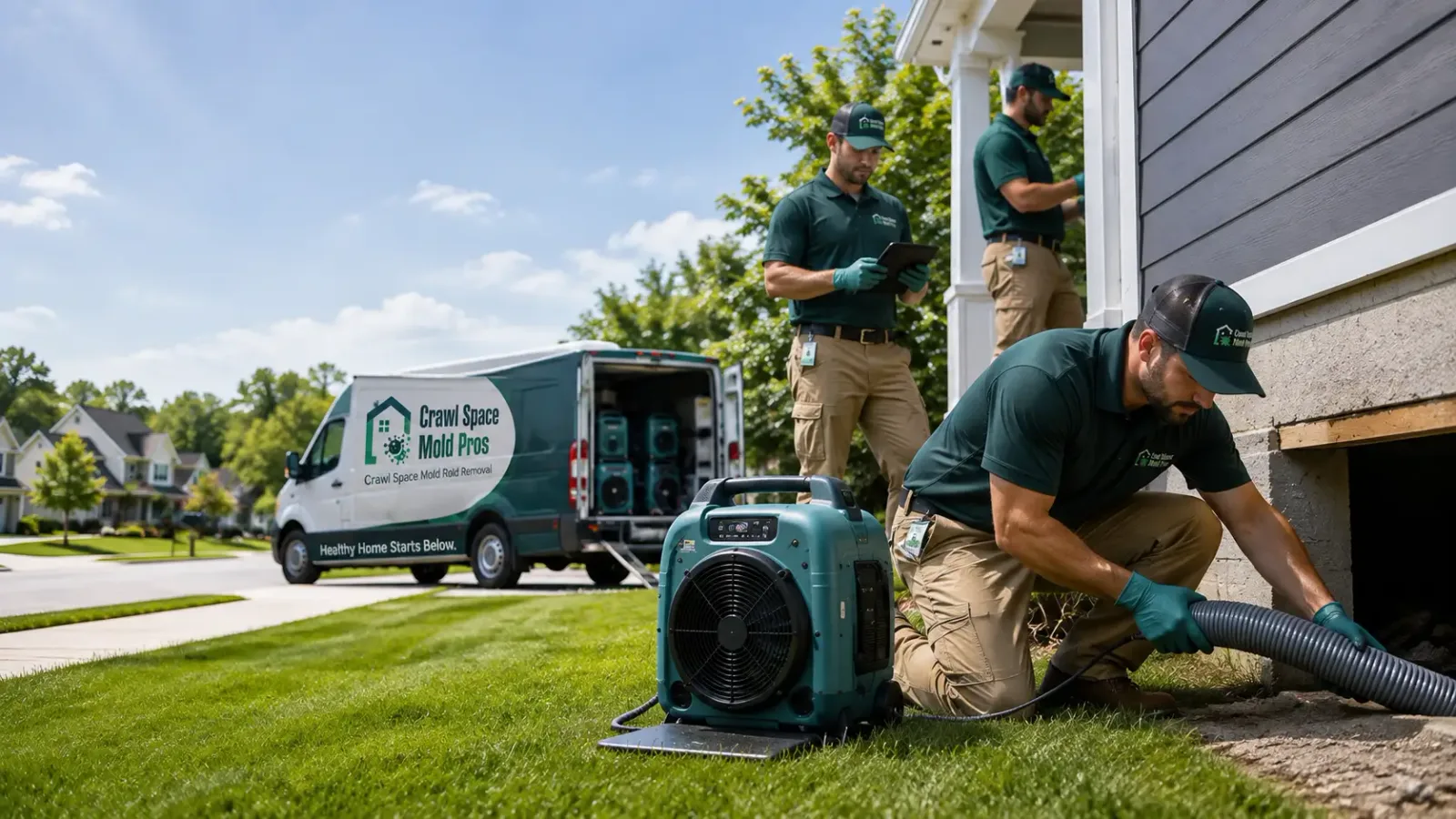 Crawl Space Mold Removal in Ecorse, MI